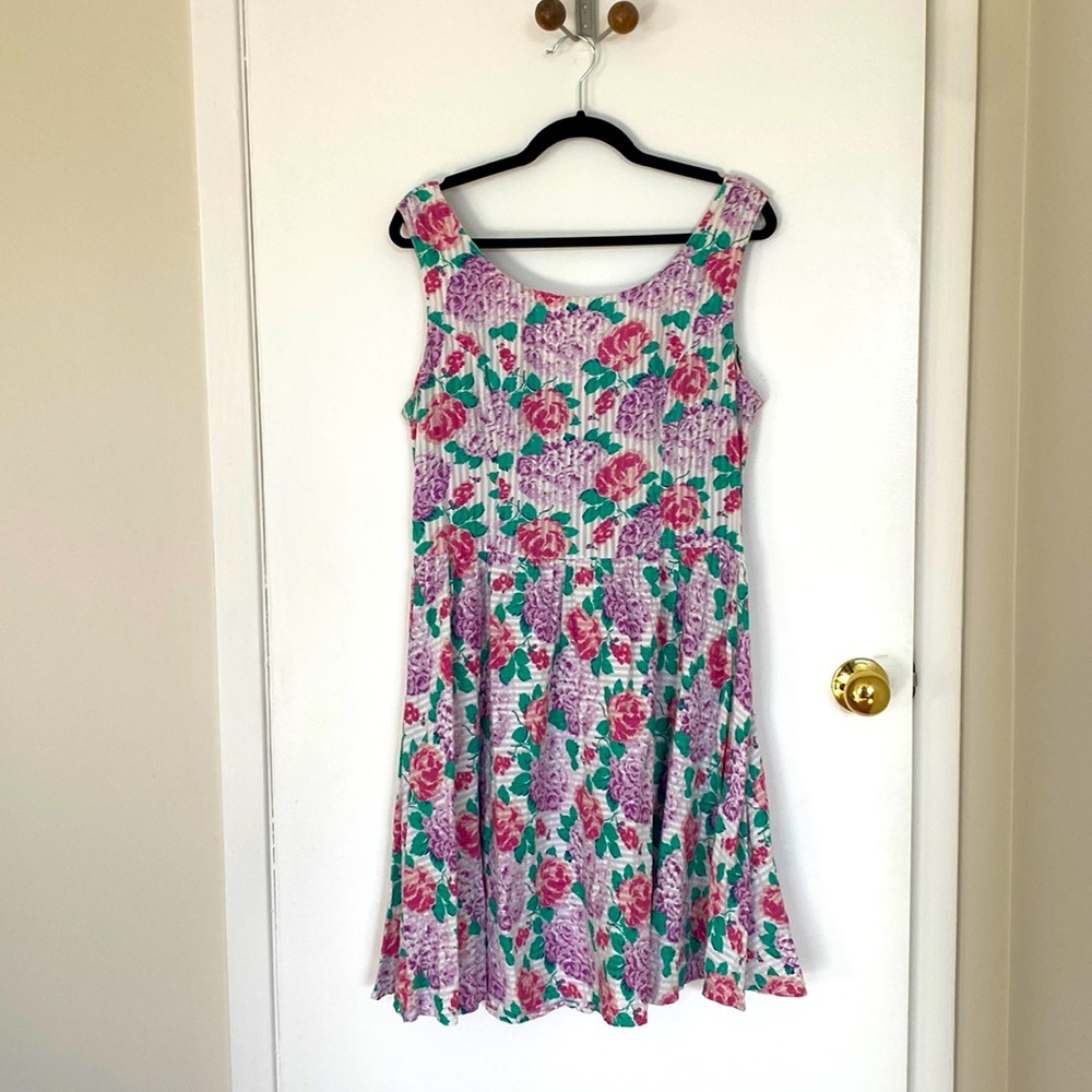 Topshop size 12 back cut out fit & flare dress